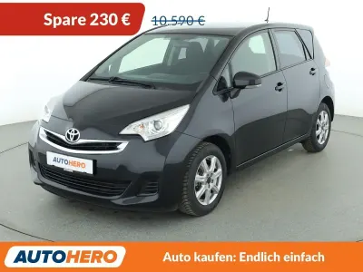 Gebraucht Toyota Verso-S Life 99 PS (72 kW) 2015 Schwarz Van / Kleinbus