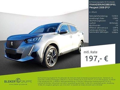 Gebraucht Peugeot e-2008 Allure 100 kW (136 PS) 2021 Grau SUV