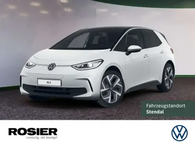Gebraucht VW ID.3 Pro 150 kW (204 PS) 2023 Weiss / gletscherweiss (metallic) Kleinwagen