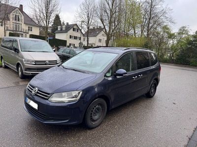 gebraucht VW Sharan 2.0 TDI 7N Navi Klimaautomatik 2-Hand