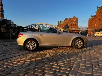 Gebraucht Mercedes SLK200 163 PS (119 kW) 2007 Silber Cabrio