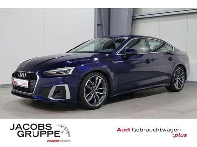 Gebraucht Audi A5 Sportback S-Line 150 PS (110 kW) 2023 Navarrablau metallic Kleinwagen