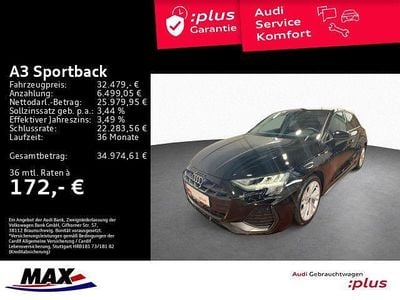 Usata Audi A3 S-Line 150 CV (110 kW) 2025 Nero Berlina