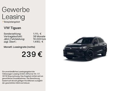 Neu VW Tiguan R-line 150 PS (110 kW) 2026 Grenadillschwarz metallic SUV