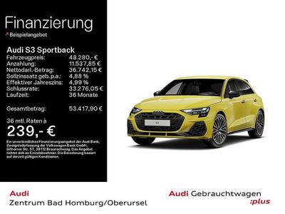 Gebraucht Audi S3 Ambiente 333 PS (244 kW) 2024 Pythongelb metallic Limousine