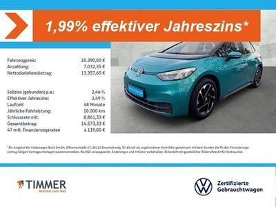 Gebraucht VW ID.3 Pro 150 kW (204 PS) 2021 Blau Kleinwagen