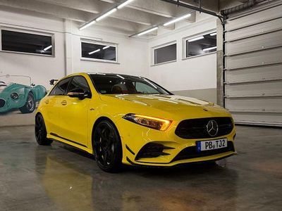 Gelb Gebraucht 2019 Mercedes A35 AMG AMG Limousine | 32.250 € (Etwas zu teuer)