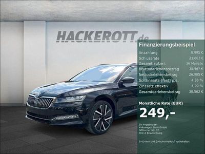 Gebraucht Skoda Superb Style 150 PS (110 kW) 2023 Schwarz Kombi