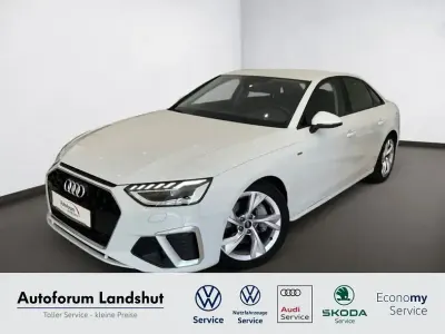 Gebraucht Audi A4 S-Line 204 PS (150 kW) 2022 Weiß gletscherwei Limousine