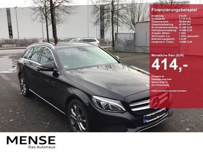 gebraucht Mercedes C180 T Avantgarde DynLicht Navi Leder LED SHZG