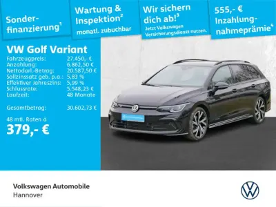Gebraucht VW Golf VIII R-line 190 PS (139 kW) 2022 Deep black perleffekt Kombi