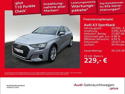 Gebraucht Audi A3 Advanced Plus 150 PS (110 kW) 2024 Florettsilber metallic Limousine