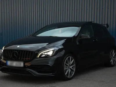 Brugt Mercedes A45 AMG AMG 381 HK (280 kW) 2016 Sort Sedan