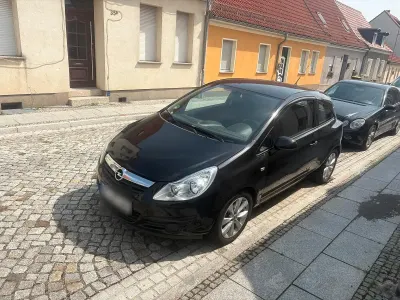 Gebraucht Opel Corsa 60 PS (44 kW) 2009 Schwarz Kleinwagen