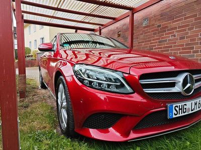 Usata Mercedes C180 Avantgarde 156 CV (114 kW) 2019 Rosso Berlina