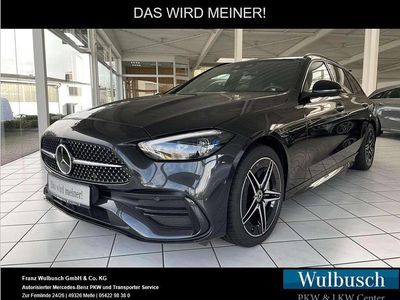 Grau metalliclack graphitgrau Gebraucht 2023 Mercedes C300e Night Kombi | 59.900 €