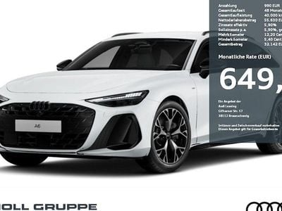 Gletscherweiß metallic Neu 2026 Audi A6 Ambiente Kombi | 68.490 € (Guter Preis)