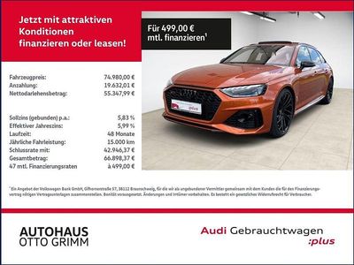 Gebraucht Audi RS4 Ambiente 450 PS (330 kW) 2024 Individuallackierungen audi exclusive Kombi