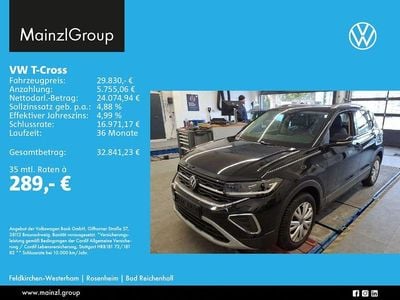 Gebraucht VW T-Cross Style 150 PS (110 kW) 2025 Deep black perleffekt SUV