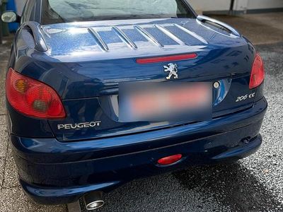 Gebraucht Peugeot 206 CC 108 PS (79 kW) 2005 Blau Cabrio