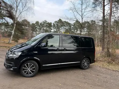 Usata VW T6 Highline 204 CV (150 kW) 2015 Nero Furgone