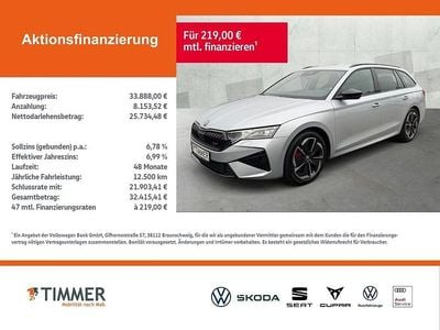 Gebraucht Skoda Octavia RS 265 PS (194 kW) 2024 Silber Kombi