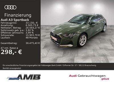 Gebraucht Audi A3 Advanced Plus 116 PS (85 kW) 2025 Distriktgrün metallic Limousine