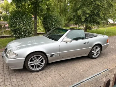 Gebraucht Mercedes SL280 193 PS (141 kW) 1995 Silber Cabrio