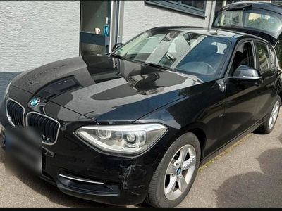 Usata BMW 116 Sport Line 136 CV (100 kW) 2013 Nero Utilitaria