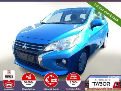 Gebraucht Mitsubishi Space Star Spirit 71 PS (52 kW) 2022 Blau metallic Kleinwagen