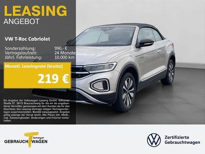 Gebraucht VW T-Roc Cabriolet Goal 116 PS (85 kW) 2025 Ivory silver metallic Cabrio