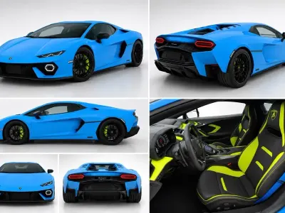 Neu Lamborghini Temerario 920 PS (676 kW) 2026 Blau Coupé