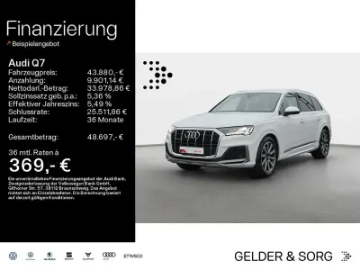 Gebraucht Audi Q7 S-Line 340 PS (250 kW) 2022 Gletscherweiß metallic SUV