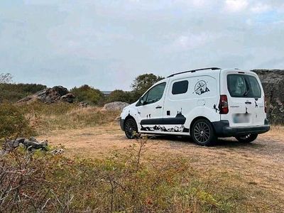 Gebraucht Peugeot Partner Tepee 90 PS (66 kW) 2013 Weiß Van / Kleinbus