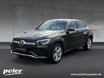 Metalliclack obsidianschwarz m Gebraucht 2021 Mercedes GLC300e AMG Coupé | 39.999 € (Etwas zu teuer)