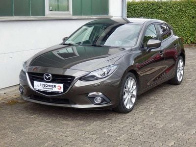 Gebraucht Mazda 3 Sports-Line 120 PS (88 kW) 2015 Obsidiangrau Limousine