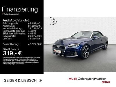 Gebraucht Audi A5 Cabriolet Advanced 150 PS (110 kW) 2024 Blau Cabrio