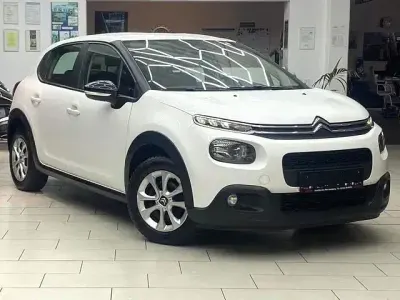 Gebraucht Citroën C3 Feel 82 PS (60 kW) 2019 Lack weiss banquise/deckende l Kleinwagen