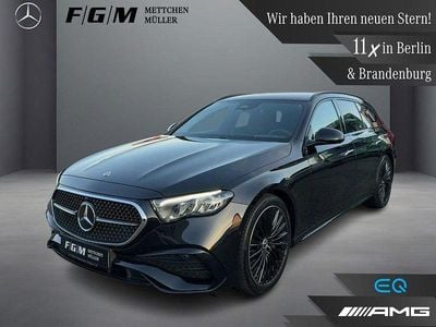 Metalliclack obsidianschwarz Gebraucht 2024 Mercedes E200 AMG line Kombi | 51.990 € (Fairer Preis)