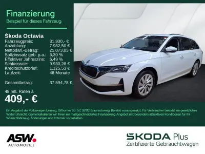 Brugt Skoda Octavia Selection 150 HK (110 kW) 2025 Hvid Stationcar