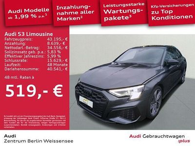 Gebraucht Audi S3 Ambiente 310 PS (228 kW) 2023 Daytonagrau perleffekt Limousine