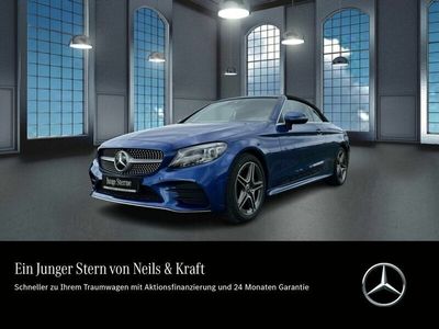 gebraucht Mercedes C180 CABRIO AMG+AHK!+AMBI+MULTIBEAM+KAMERA+DAB+