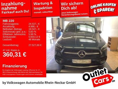 Gebraucht Mercedes B220 AMG 190 PS (139 kW) 2019 Blau Van / Kleinbus