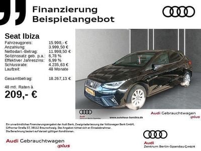 Gebraucht Seat Ibiza XCELLENCE 116 PS (85 kW) 2020 Schwarz Limousine