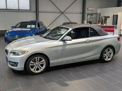 Brugt BMW 220 Sport Line 190 HK (139 kW) 2016 Sølv Cabriolet