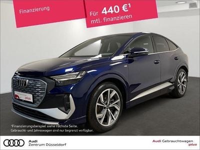 Gebraucht Audi Q4 Sportback e-tron S-Line 250 kW (340 PS) 2024 Blau SUV