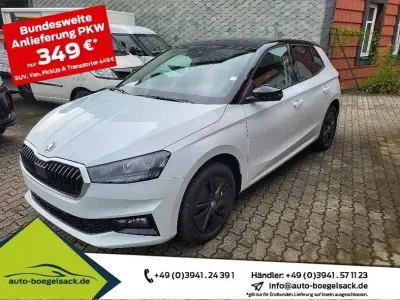 Gebraucht Skoda Fabia Selection 150 PS (110 kW) 2024 Moonweiß metallic / dach schw Kleinwagen