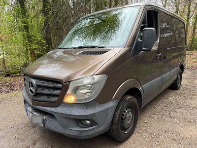 Używany Mercedes Sprinter 163 KM (119 kW) 2018 Brązowy Van