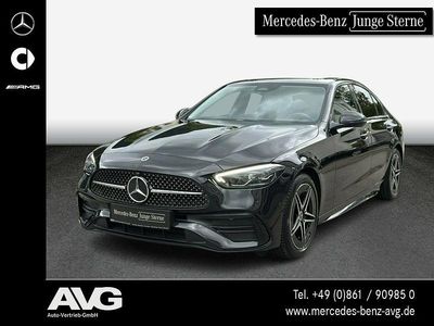 Schwarz Gebraucht 2023 Mercedes C180 AMG Limousine | 36.990 € (Teuer)