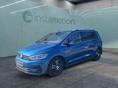 Blau Gebraucht 2020 VW Touran Highline Van / Kleinbus | 27.830 € (Etwas zu teuer)